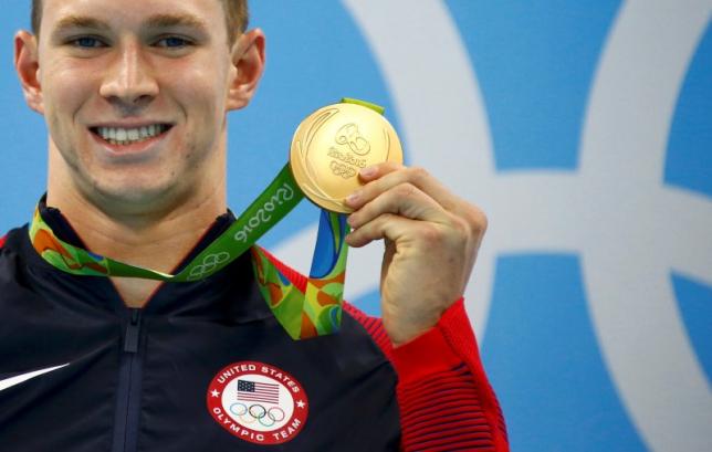 Team USA Swimmer Ryan Murphy Wins Gold. Image: Reuters.com